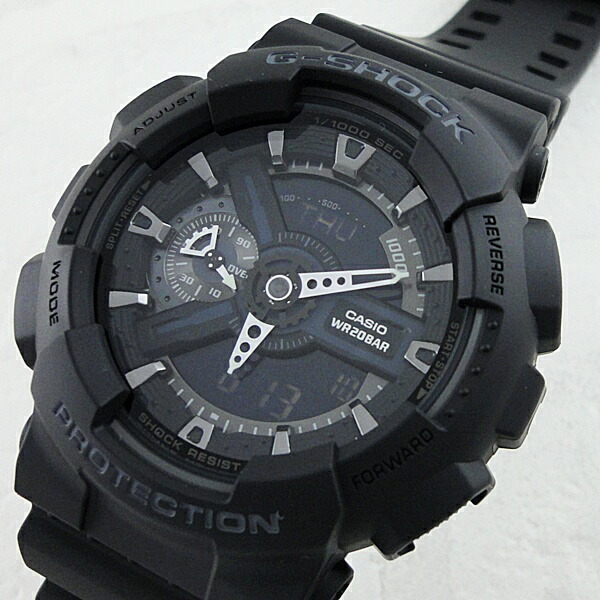 国内正規品 カシオ Gショック 時計 メンズ 腕時計 手表 ブラック GA-110-1BJF ビジネス 男性 誕生日 ギフト 成人 卒業 入学