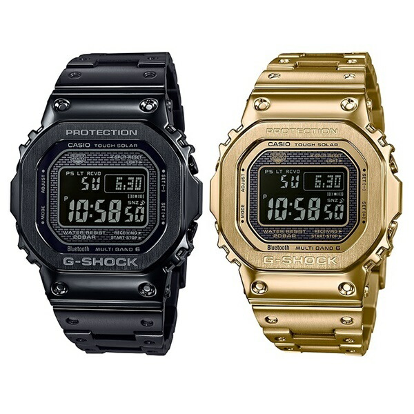 選べる２モデル Casio G Shock Gショック フルメタル ジーショック カシオ 時計 お洒落腕時計 メンズ 国内正規品 腕時計 Origin オリジン 電波受信 タフソーラー Bluetooth スマートフォンリンク フルメタル Gmw B5000gd 国内正規品 ビジネス 男性 誕生日 お祝い ギフト