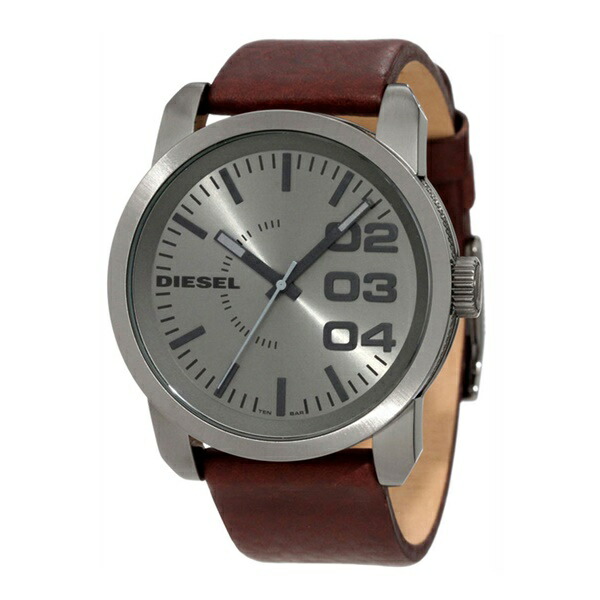 史上最も激安 楽天市場 ディーゼル 時計 メンズ 腕時計 ダブルダウン 防水 グレー文字盤 ブラウンレザー 茶 革 Dz1467 ビジネス 男性 誕生日 お祝い ギフト ペアウォッチ 腕時計 ノップル 全ての Www Masterworksfineart Com