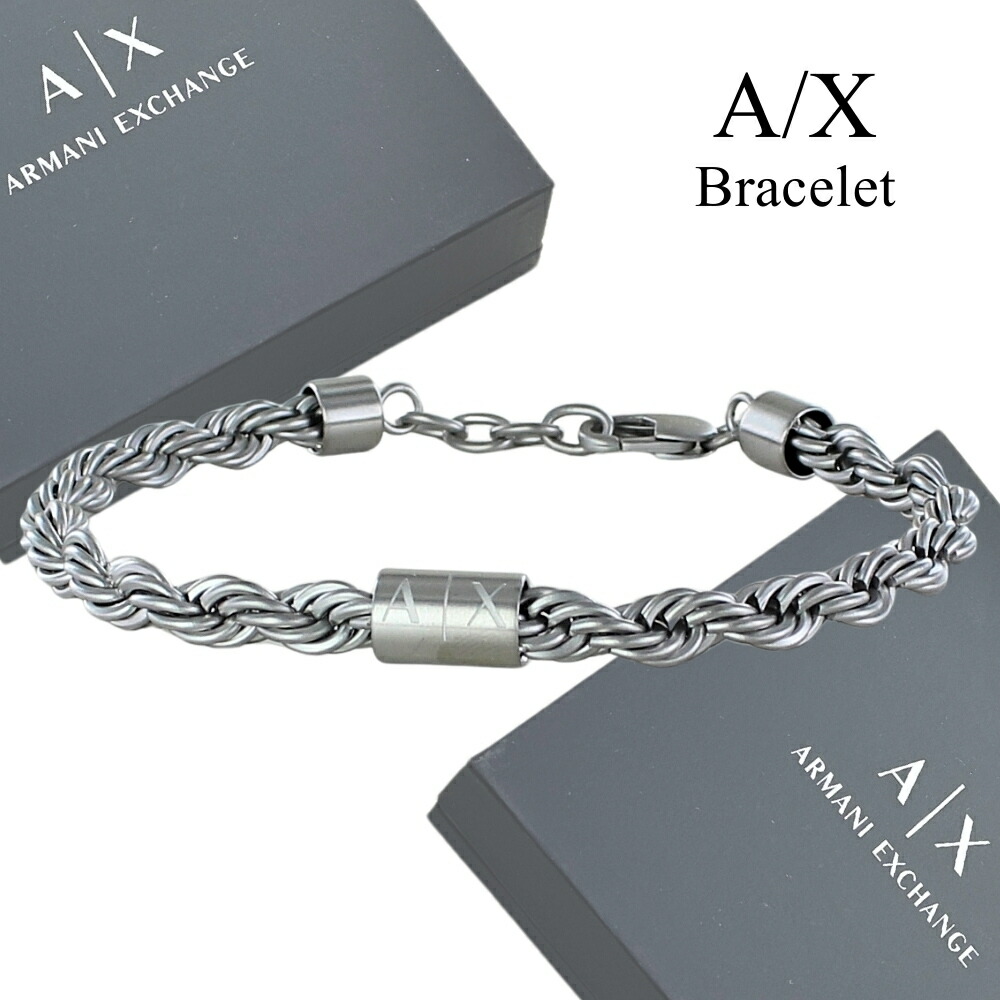 ☆Armani Exchange☆チャンキーチェーン ブレスレット NY A/X Armani Exchange(アルマーニエクスチェンジ