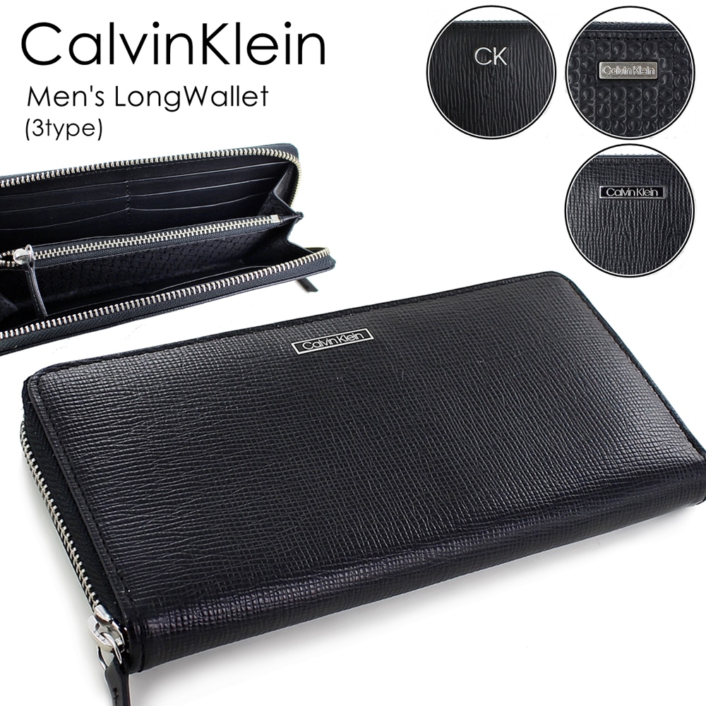   カルバンクライン ブラック 長財布 カルバン クライン Calvin Klein 長財布 （ブラック