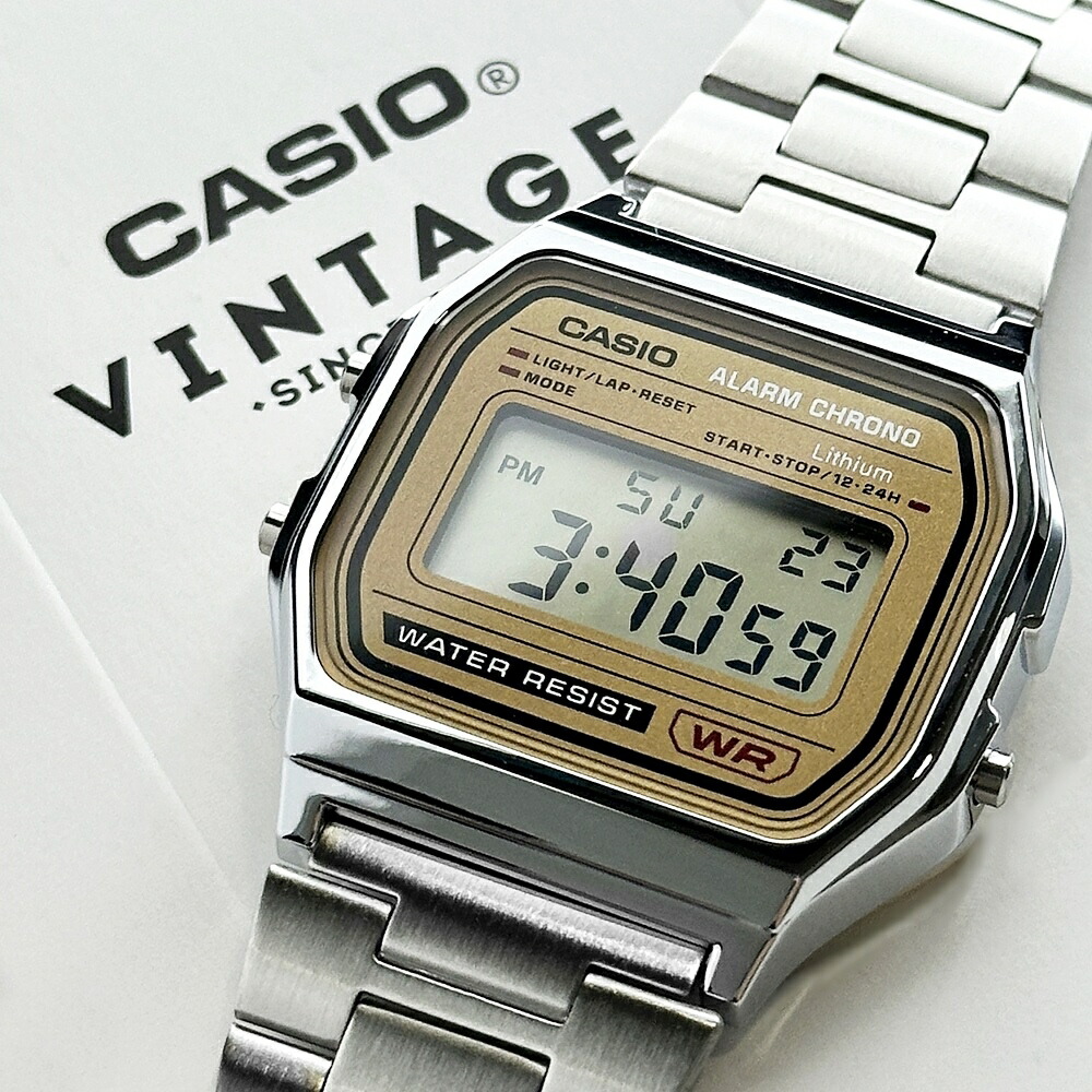 楽天市場】CASIO カシオ A158WEA-1JF 時計 腕時計 防水 CASIO