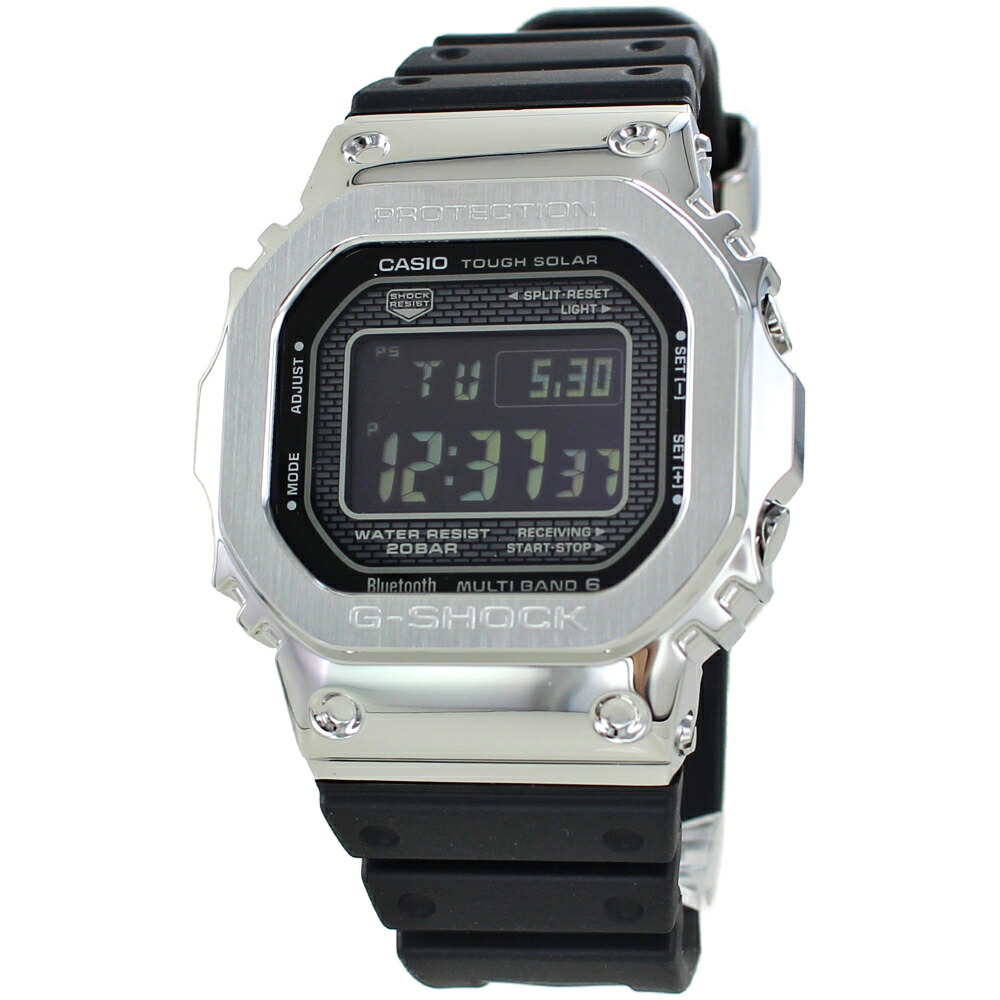CASIO G-SHOCK Gぼうぜん自失 ジーショック カシオ ウオッチ 手表 ORIGIN デジタル 電磁波 ソーラー スマートフォンリンク Bluetooth相応う しろがね色×黒いこと 外国で模範例 GMW-B5000-1 商行為 成人男性 生まれ落ちる日 差し上げ物 祝する日 成年者 卒 はいり込む