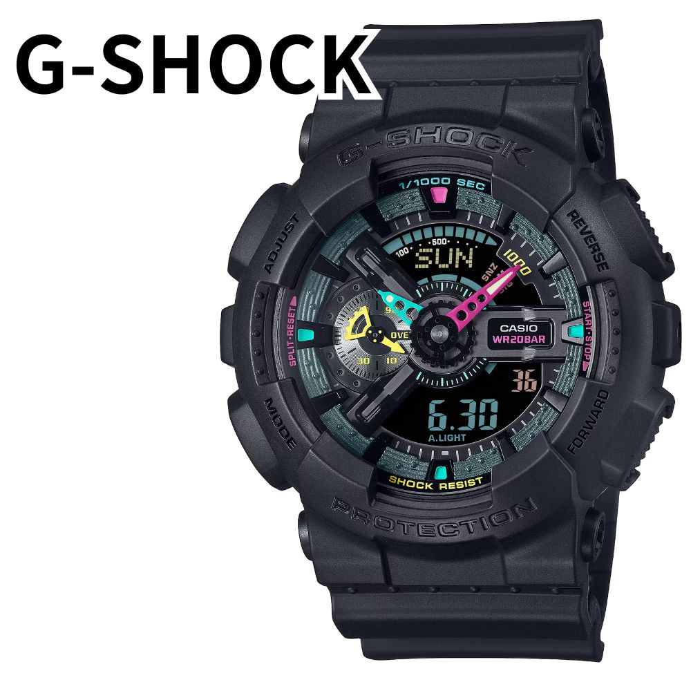 楽天市場】ブラック反転液晶G-SHOCK カシオ腕時計 防水 時計
