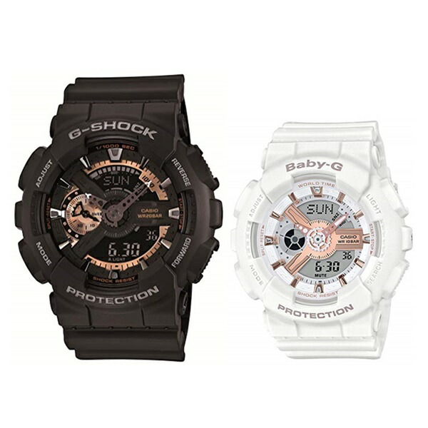 本店は 安心の国内正規品 カシオ 腕時計 防水 ペアウォッチ G Shock Baby G ジーショック ベビージー ブラック ホワイト 特別ペアbox Ga 110rg 1ajfba 110rg 7ajf 全国組立設置無料 Www Masterworksfineart Com