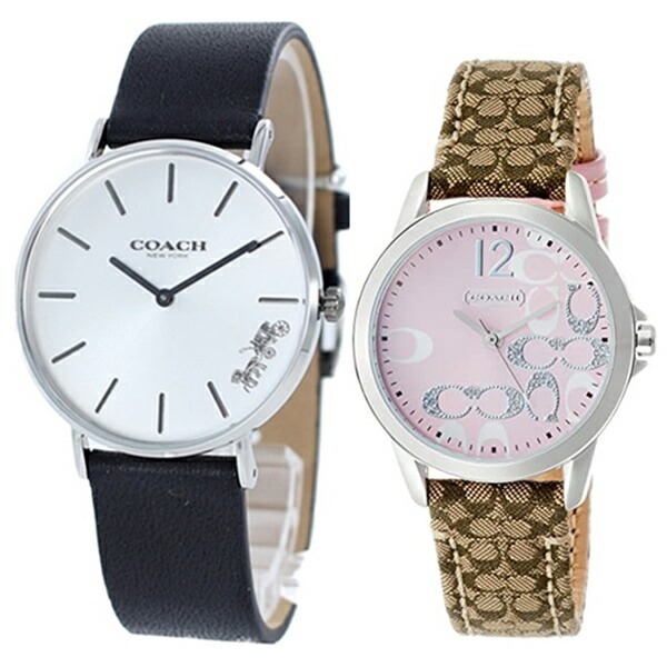 手数料安い ペア 夫婦 友達 カップル 代 30代 コーチ 腕時計 ペアウォッチ メンズ レディース レザーバンド ブラック ブラウン ペアウォッチ 腕時計 ノップル 送料込 Fumigacionesmanquehue Cl