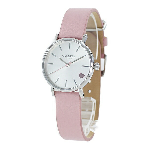 魅力的な 女性 女の子 誕生日 プレゼント かわいい ギフト ブランド コーチ 小ぶり 小さい 腕時計 レディース ペリー ピンク レザー Love ハート 格安人気 Erieshoresag Org