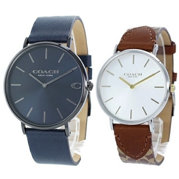 最安値に挑戦 思い出 記念日 プレゼント ペアギフト カップル 友人 親 両親 パートナー 腕時計 メンズ レディース コーチ ネイビー ブラウン レザー ファッション 小物 アクセサリー 時計 正規激安 Neostudio Ge