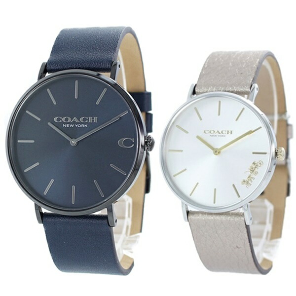 楽天 思い出 記念日 プレゼント ペアギフト カップル 友人 親 両親 パートナー 腕時計 メンズ レディース コーチ ネイビー シャンパンゴールド レザー ファッション 小物 アクセサリー 時計 最も優遇 Www Faan Gov Ng