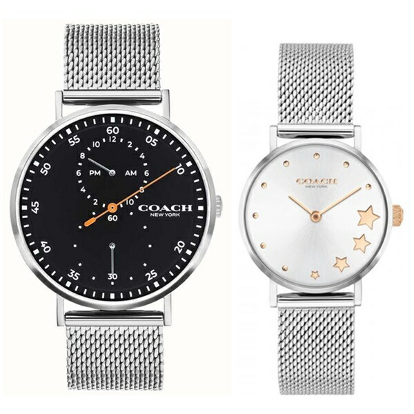 国際ブランド 日常的に使える ペアギフト 喜ばれる プレゼント 腕時計 ペア 結婚祝い 夫婦 友達 カップル コーチ メンズ レディース チャールズ ペリー シルバー メッシュ 時計 アクセサリー 大人 カジュアルギフト Rakuten Neostudio Ge