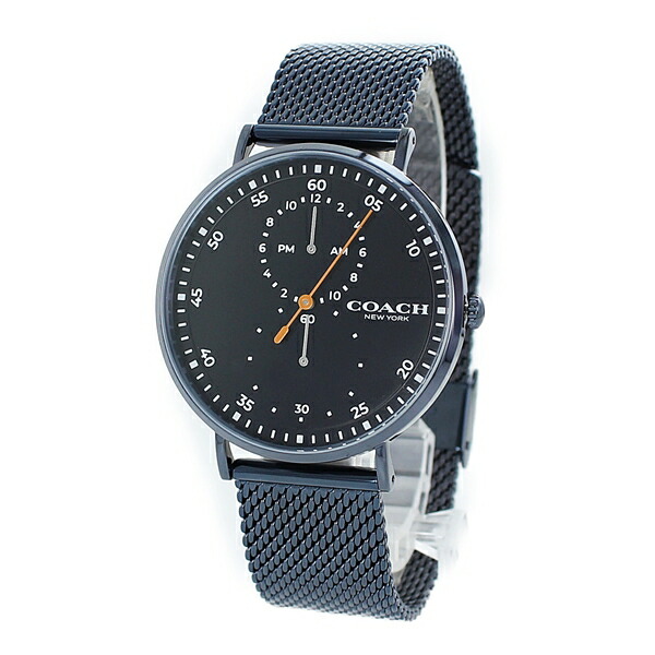 売れ筋新商品 ビジネス 男性 おしゃれなプレゼント 社会人 カジュアルギフト アクセサリー ファッション小物 メッシュベルト ネイビー ブラック 時計 コーチ メンズ 就職祝い メンズ腕時計 Williamsav Com