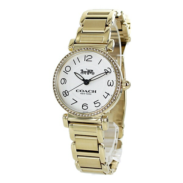 指南 時辰儀 レディース リストウォッチ Madison マディソン ゴールド クロム鋼 水晶 Tradespotting Com