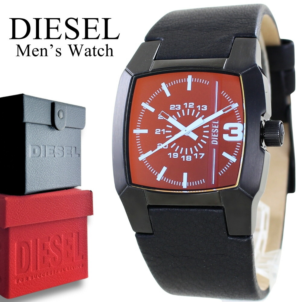 DIESEL　腕時計 楽天市場】ディーゼル 時計 アナログ DIESEL 赤 腕時計 メンズ
