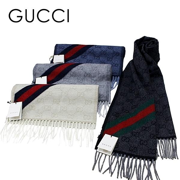 ラッピング袋つき グッチ GUCCI ウール マフラー メンズ レディース かわいい おしゃれ 定番 プレゼント ギフト ストール 男女兼用 ユニセックス 彼氏 彼女 友達 プレゼント ギフト 成人 卒業 入学