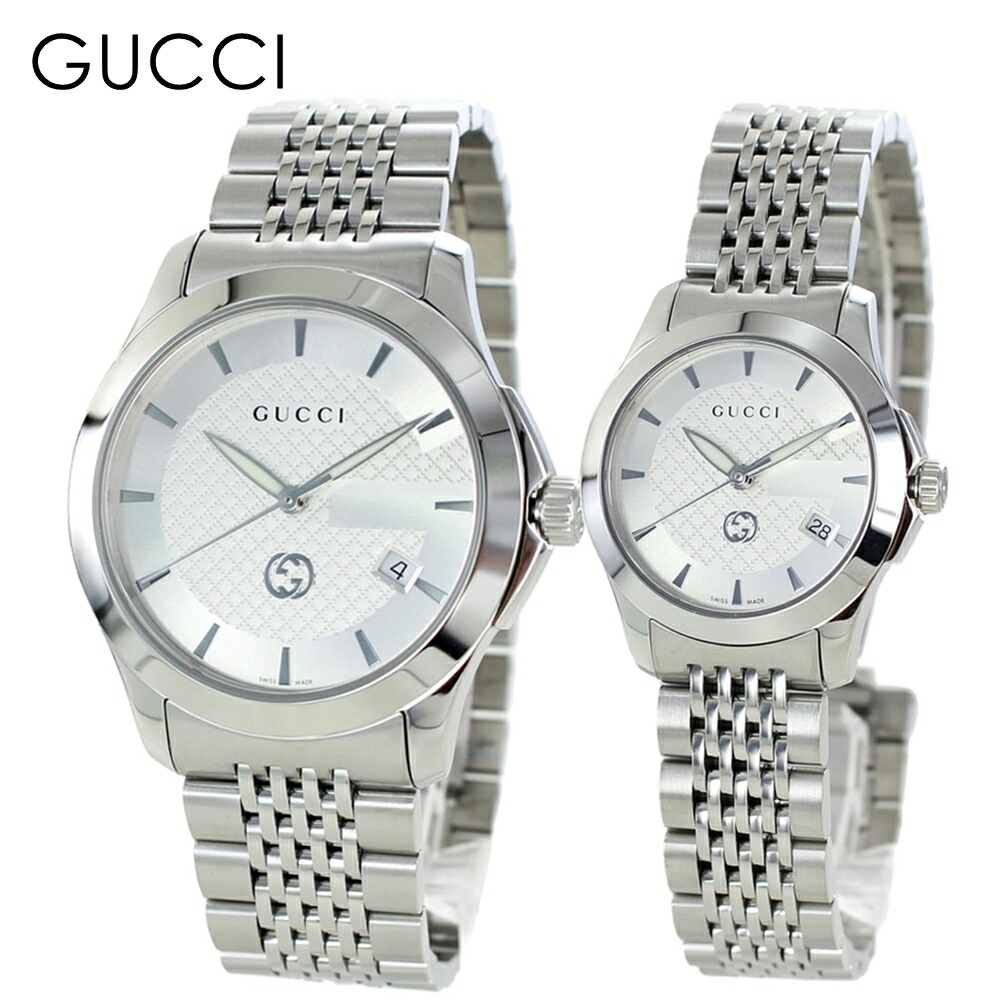割引 ペアウォッチ 夫婦 高級 時計 Gucci グッチ 腕時計 Gタイムレス メンズ レディース カップル ペア 婚約 結婚祝い 結婚記念日 プレゼント ギフト 贈り物 合格 入学 卒業 社会人 記念日 母の日 父の日 22 Fucoa Cl