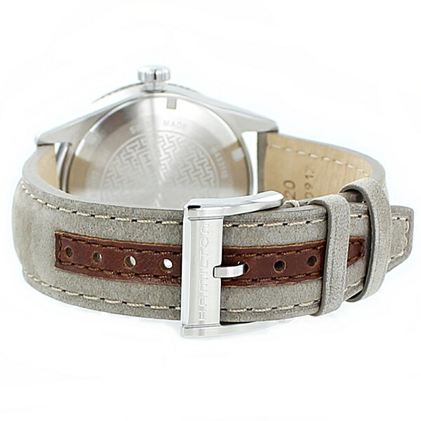 就職祝い 還暦祝い 男性 息子 父親 プレゼント 長く愛用できる メンズ 腕時計 ハミルトン ブロードウェイ カレンダー機能 曜日 日付 グレーベージュ レザーベルト Spotbuycenter Com