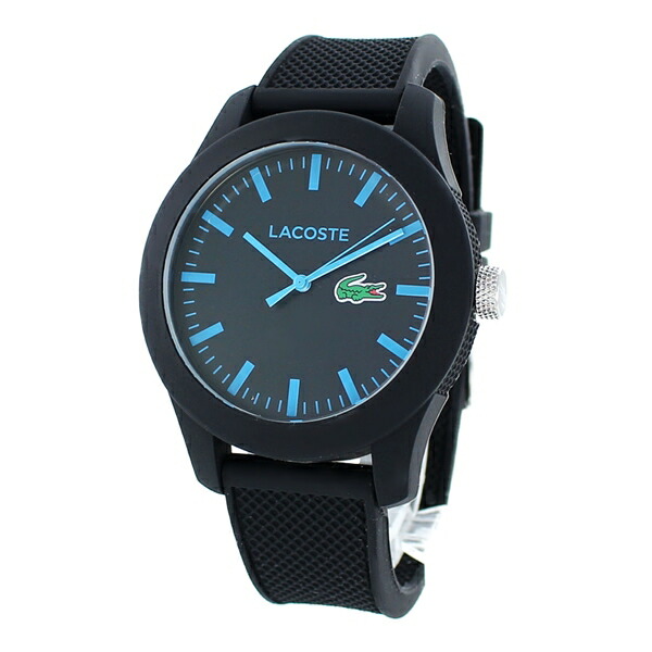 LACOSTE ラコステ メンズ レディース ウォッチ 手表 L.12.12 黒いこと 思われ人 2010791 成年者 卒 はいり込む