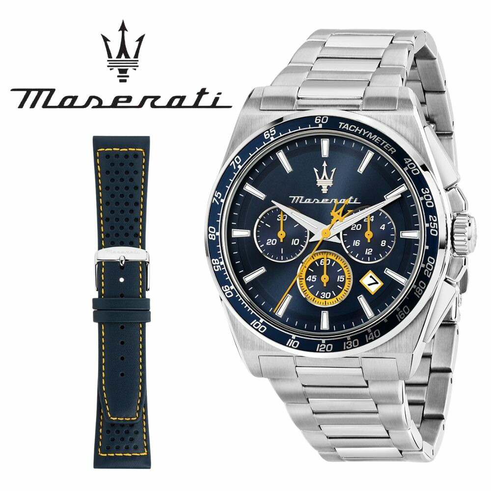 MASERATI 置き目品 マセラティ ウォッチ 雨合羽 付け替え用なめし革胴締め付 差し上げ物仕掛ける ベロチタ クロノ メンズ ステンレス鋼 石英 御覧なさる 生まれ落ちる日 就職祝賀会 成人男性 差し上げ物 差し上げ物 成年者 卒 はいり込む