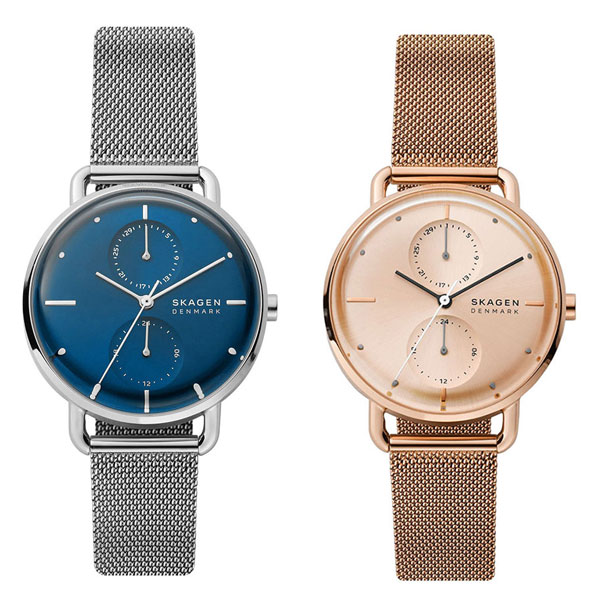 ペア ウォッチ 北欧 同じサイズ おそろい 夫婦 カップル 両親 記念日 誕生日 腕時計 メンズ レディース スカーゲン シルバー ピンクゴールド メッシュ ステンレス ブレスレット Andapt Com