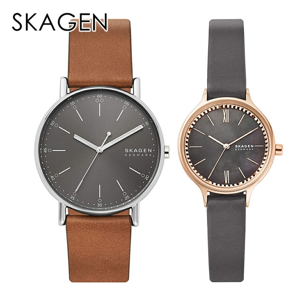 サントスピンク SKAGEN 特典付き スカーゲン ペアウォッチ 同じサイズ