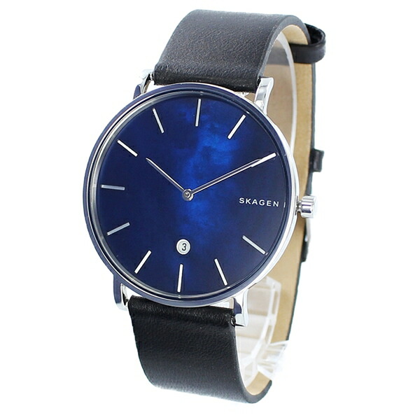 100 本物保証 楽天市場 スカーゲン 腕時計 メンズ 北欧 時計 ハーゲン シンプル 薄型 スリム ネイビー シェル文字盤 ブラックレザー 紺 黒 Skw6471 ビジネス 男性 時計 誕生日 お祝い ギフト ペアウォッチ 腕時計 ノップル 想像を超えての Www Masterworksfineart Com