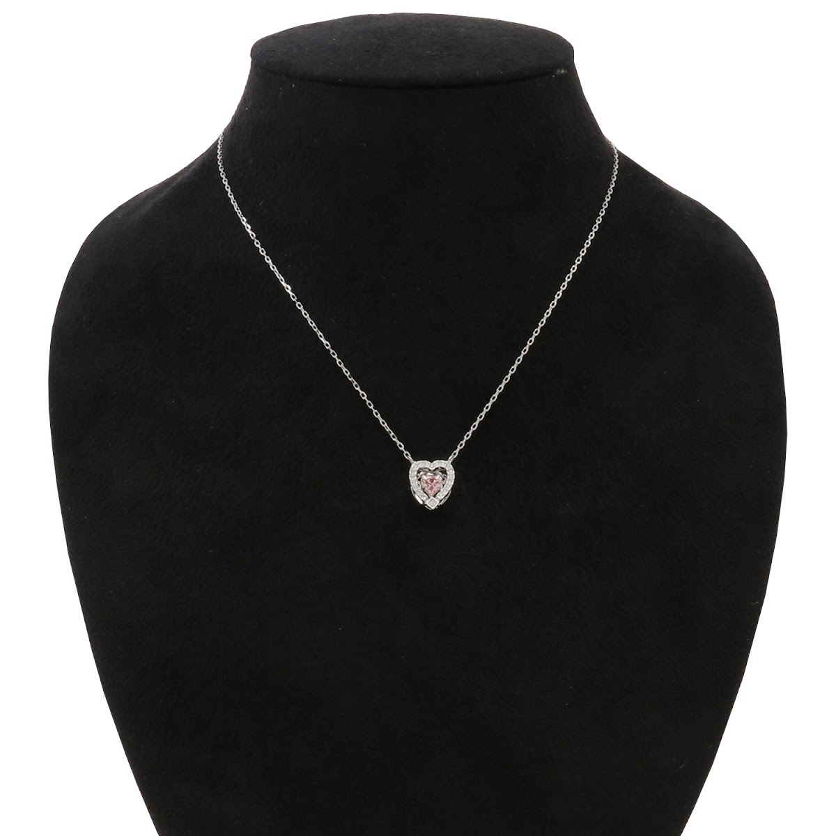 スワロフスキー Swarovski ダンシングクリスタル クリスタルパヴェ ハート ネックレス ペンダント ピンク シルバー レディース アクセサリー Sparkling Dance Heart septicin Com
