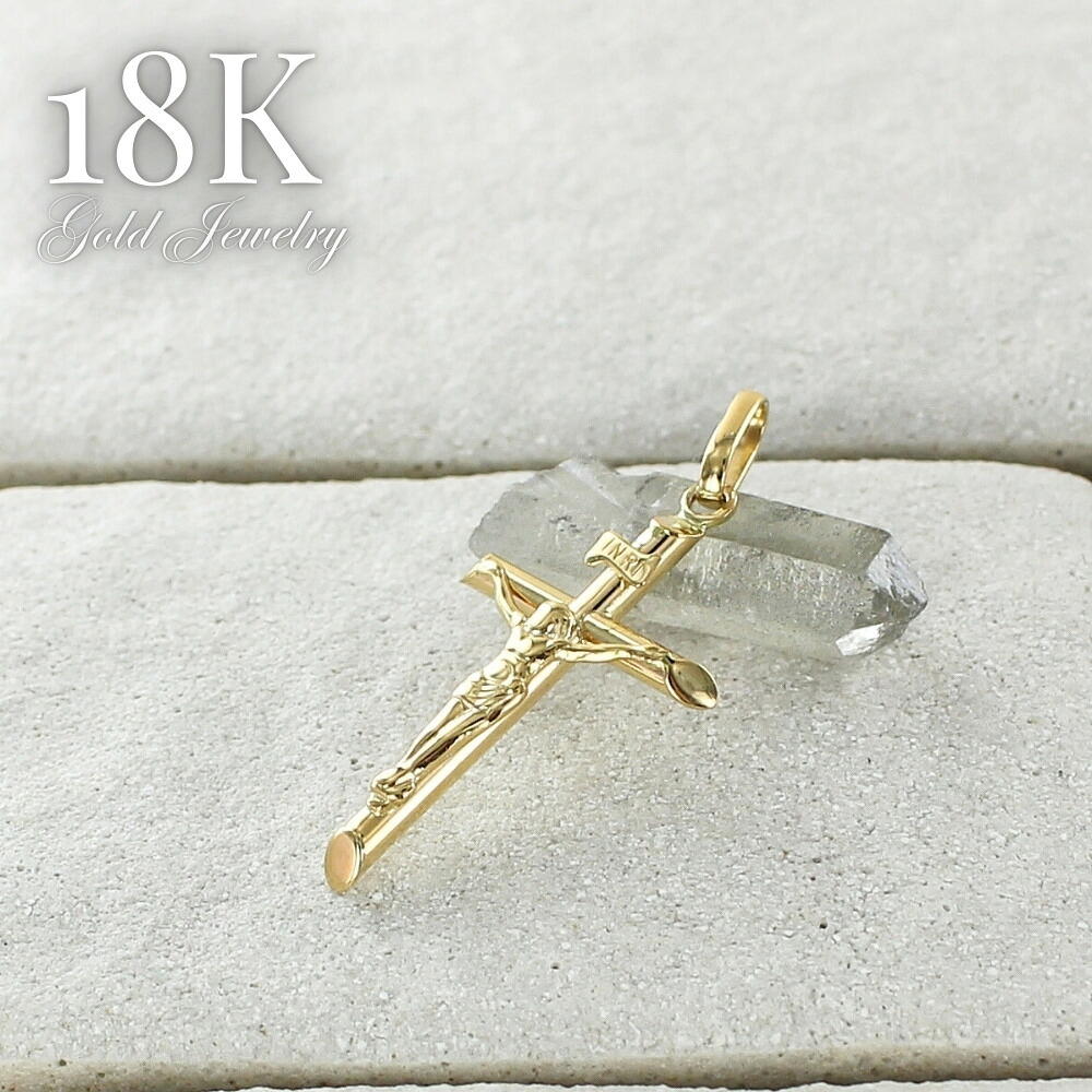K18 ペンダントトップ ネックレス チャーム シンプル かわいい おしゃれ ゴールド 18金 ペンダントヘッド 十字架 キリスト アクセサリー 彼女 女友達 プレゼント ギフト 誕生日 記念日 母 妻 女性 成人 卒業 入学|ペアウォッチ 腕時計 ノップル