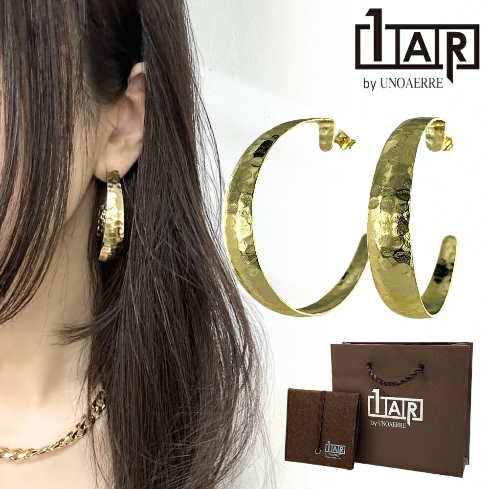 楽天市場】【在庫あり】スリーカラー フープ ピアス k18 k18wg