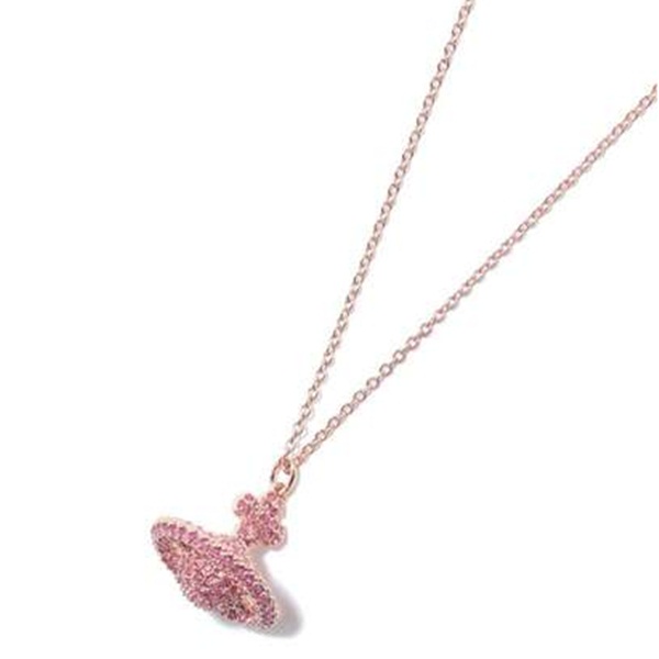 ヴィヴィアン ウエストウッド ジュエリー ネックレス ファッション アクセサリー ペンダント ネックレス ビジネス Grace Small お祝い Pendant ピンクストーン ローズゴールド 7520b 5 ビジネス ブランド 誕生日 お祝い プレゼント ギフト ペアウォッチ 腕時計