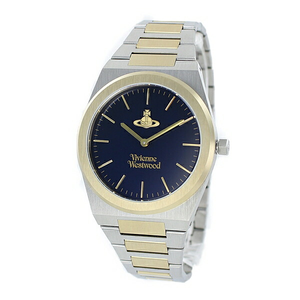 楽天市場 男性 腕時計 代 30代 40代 父親 誕生日 プレゼント メンズ ヴィヴィアン ウエストウッド ブルー文字盤 ブレスレット ビジネス時計 ペアウォッチ 腕時計 ノップル