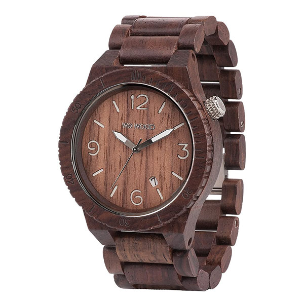 話題 木の時計 プレゼント 代 エコ 木製 天然木 腕時計 メンズ ウィーウッド チョコレート ダークブラウン 茶色 合格 入学 卒業 社会人 記念日 母の日 父の日 22 売れ筋がひ新作
