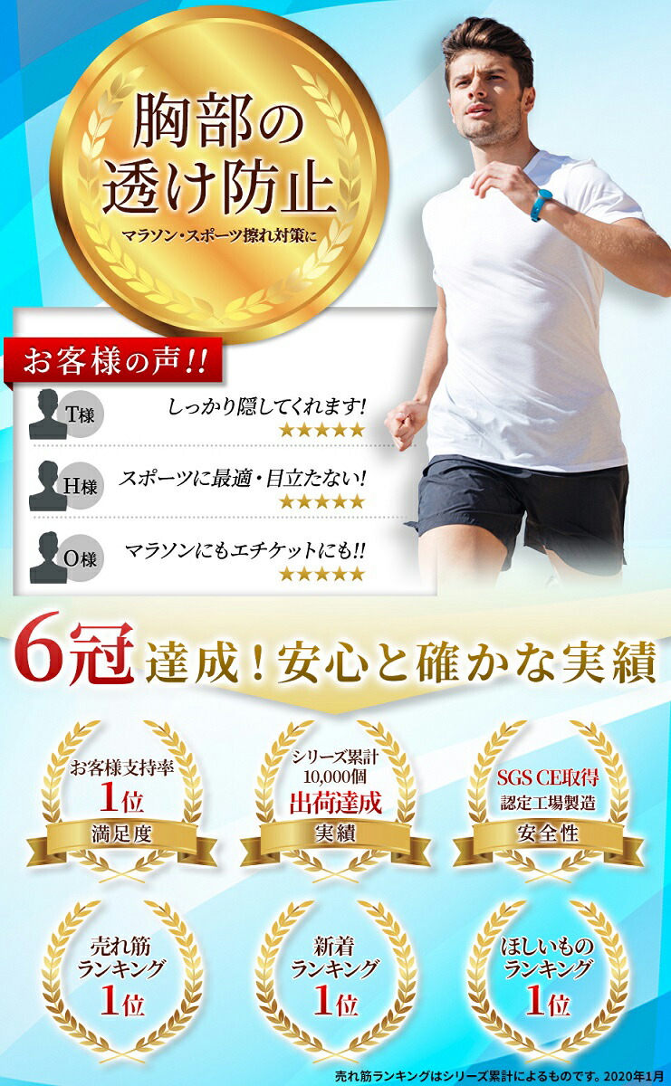 【楽天市場】ニップレス 男性用 通気性 メッシュタイプ (60回分120枚) 筋トレ ゴルフ マラソン ランニング ジョギング ジム スポーツ