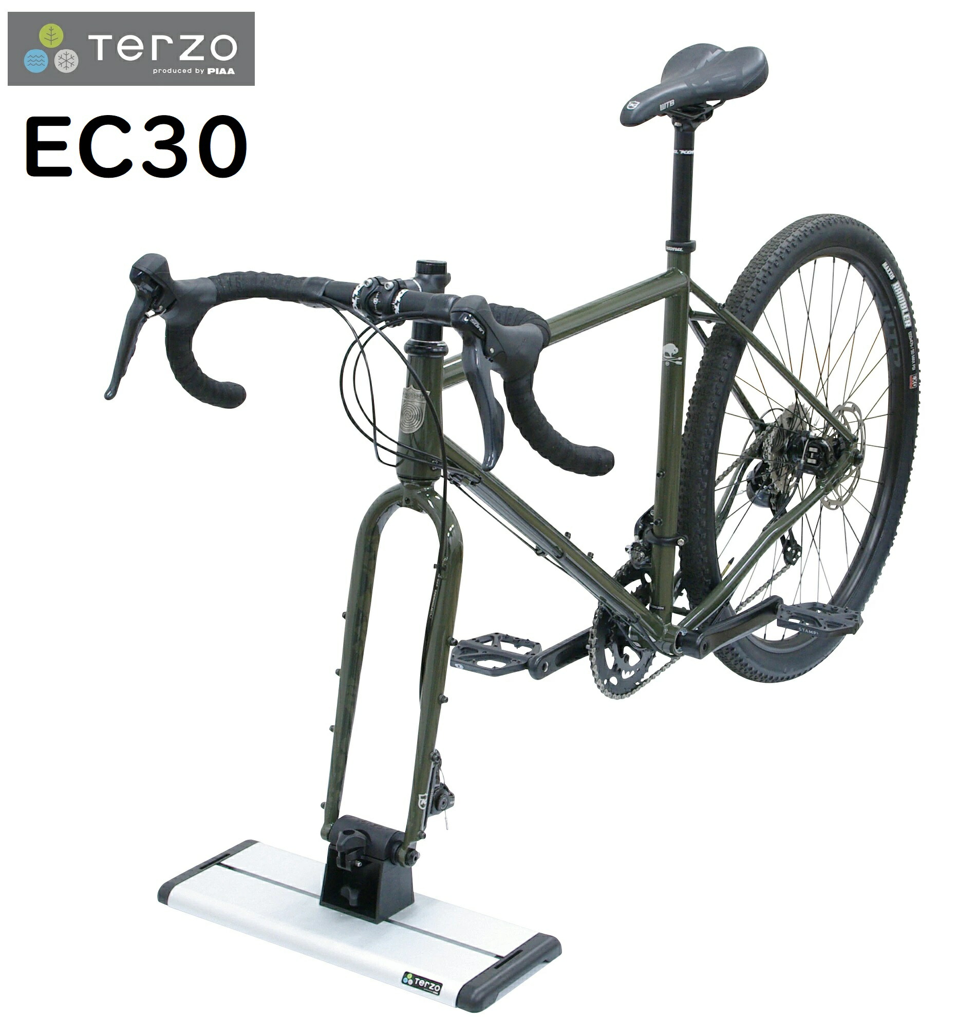 TERZO EC21SA ルーフサイクルキャリア フォークダウンタイプ Amazon | Terzo テルッツォ (by PIAA) サイクルキャリア 1台積み
