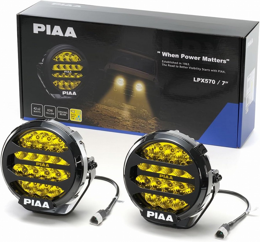 楽天市場】PIAA 後付けランプ LED イオンイエロー 【2000LIGHT PODS】 SPOT配光 12V/9.2W IPX7対応 2個入  DKCL204 | ピア 後付けライトキット 2000シリーズLEDライトポッド ION YELLOW : Norauto【ノルオート】楽天市場店