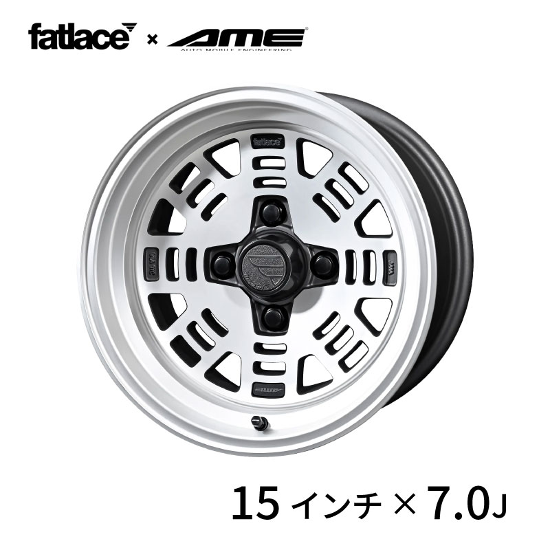 楽天市場】KYOHO AME fatlace FZ01 15インチ 8.0J +25 4H100 ファット