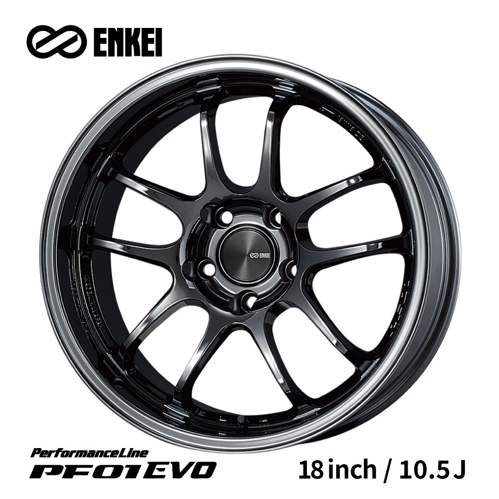 楽天市場】エンケイ PF01EVO PerformanceLine ホイール 18インチ 9.0J