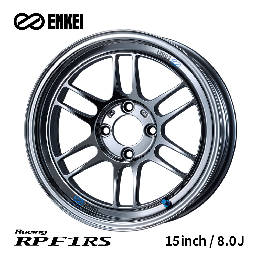 エンケイ Racing RPF1RS ホイール 15インチ 8.0J インセット+28 4H PCD100 SBC ディープリム カスタム ドレスアップ ENKEI