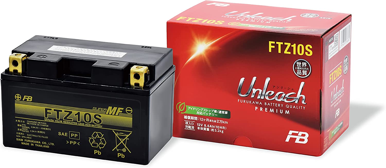 楽天市場】FTZ14S 古河電池 2輪用バッテリー Unleashシリーズ 液入り