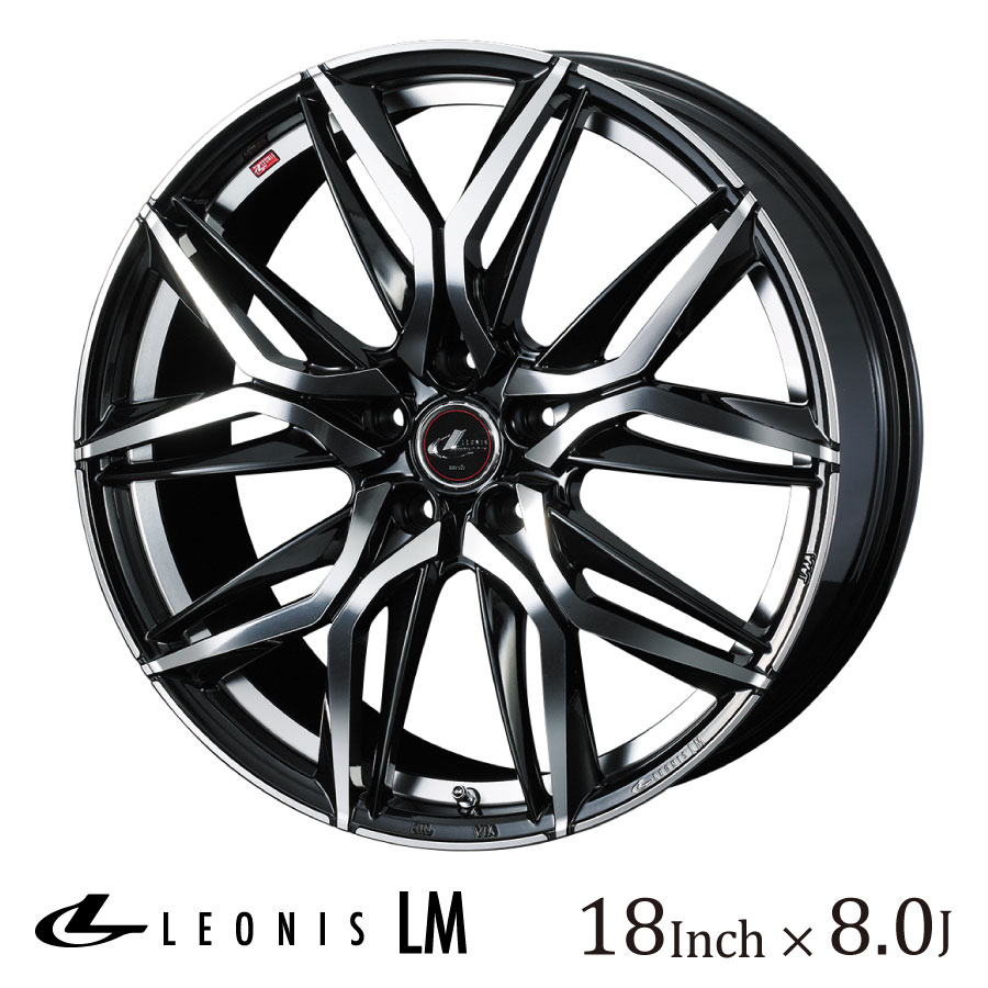 楽天市場】WEDS ウェッズ レオニス LM 18インチ 7J カラー:PBMC