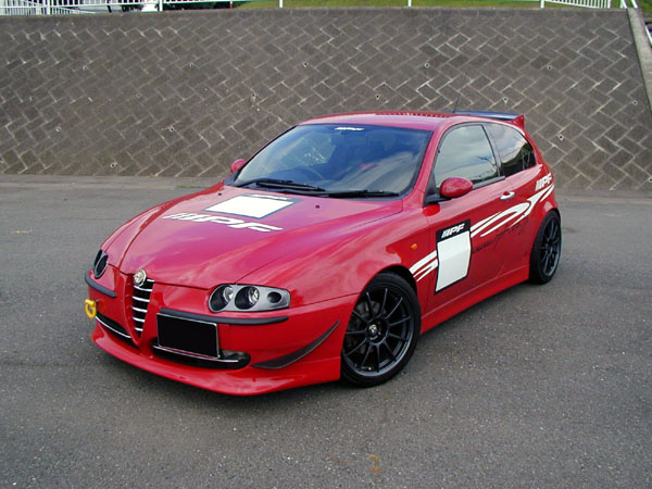【受注生産品】Cuore フロントハーフスポイラー 前期モデル ASSO アッソ AlfaRomeo アルファロメオ エアロパーツ カスタムパーツ ドレスアップアイテム CU-AP-007