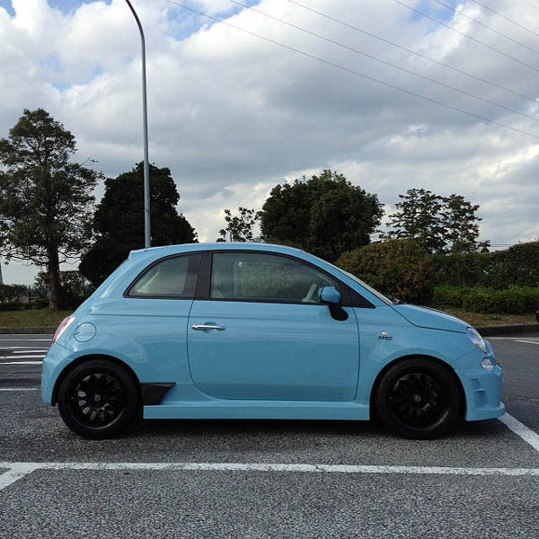 サイドスカート FIAT500 Ino la Design 受注生産 ASSO アッソ IN-10-07