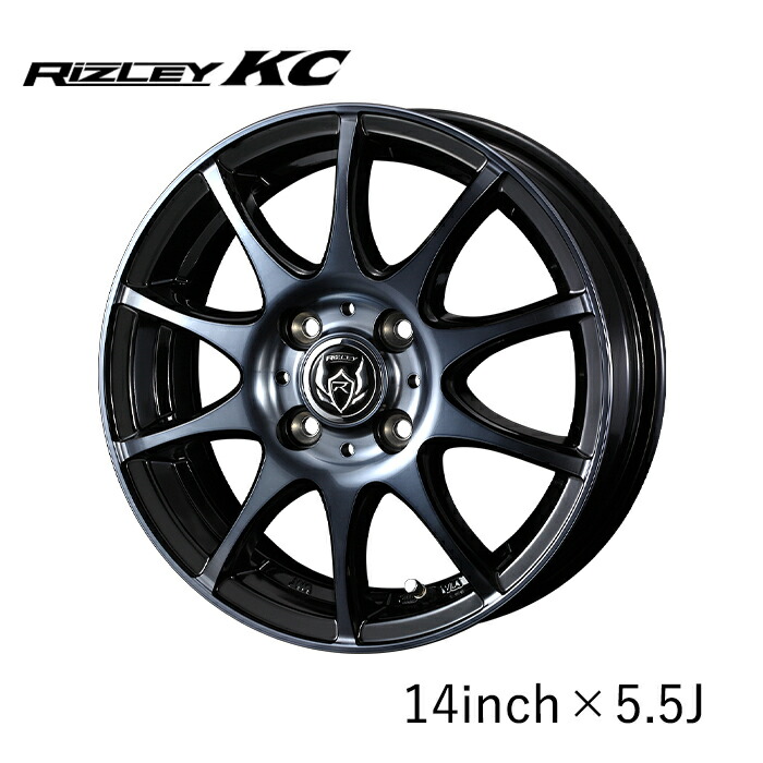 楽天市場】WEDS ホイール RIZLEY DI 14インチ 5.5J インセット38