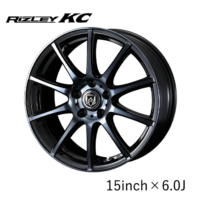 楽天市場】WEDS ホイール RIZLEY VS 15インチ 4.5J インセット45
