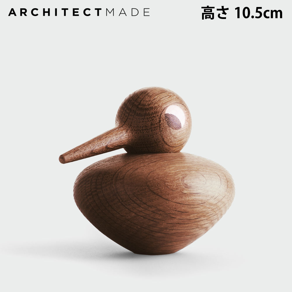 【国内正規品】 アーキテクトメイド ARCHITECTMADE 木製 置き物 木のおもちゃ かわいい おしゃれ 雑貨 オブジェ プレゼント 祝い 癒し ほっこり ぽっちゃり 北欧 置物 アニマル 動物 玄関 リビング 寝室 鳥 バード キュビー BIRD CHUBBY SMOKE 430 ＼ポイント10倍／ 12,045円