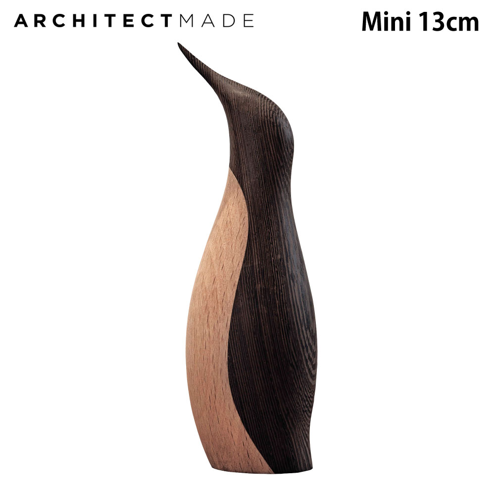 ＼ポイント10倍／アーキテクトメイド ARCHITECTMADE WENGE PENGUIN MINI ( 818 ) オブジェ 木製 かわいい インテリア おしゃれ 小物 雑貨 プレゼント ギフト 女性 お祝い 動物 アニマル 出産 誕生日 バースデー