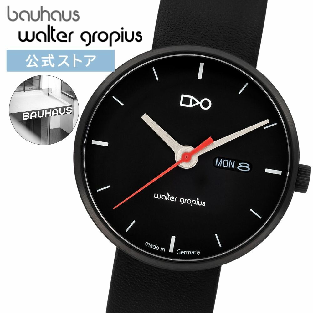 【ブランド公式ストア】＼ポイント10倍／ Bauhaus Walter Gropius (バウハウス・ヴァルター・グロピウス) フォーラム シンプレックスシリーズ メンズ ユニセックス腕時計 WG009-01