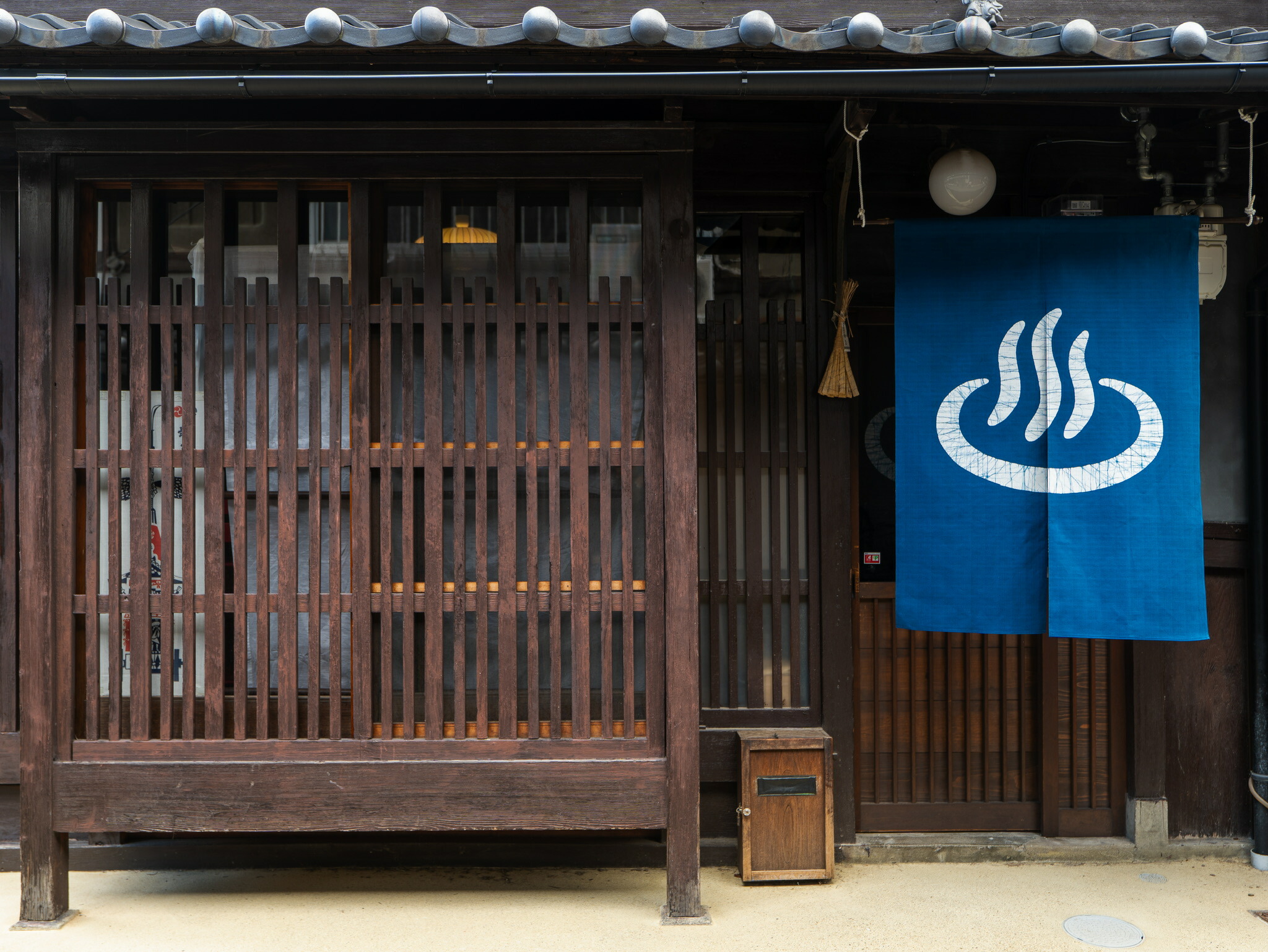 12.新品・未開封　のれん　日本製 既製品サイズ丈150cm・きびら麻無地のれん 生成り 約巾88cmx