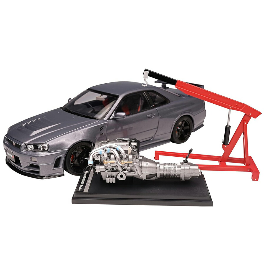 楽天市場】モーターへリックス 1/18 日産 スカイライン GT-R ( R34 ) Z