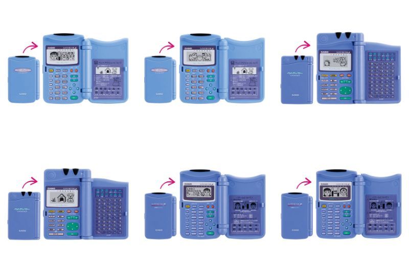 楽天市場】CASIO 電子手帳コレクション [6.似顔絵テレパシーB