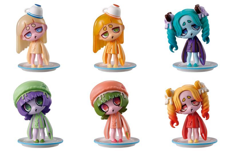 VIRUSWEETS figure collection コンプリートセット VIRUSWEETS figure collection ウイルススイーツ 全6種